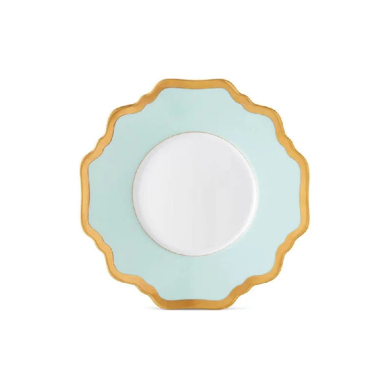 Anna's Palette Aqua Green Tea Saucer