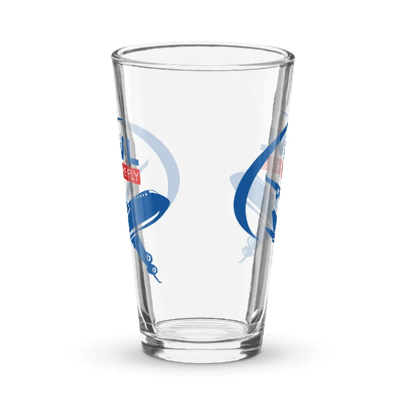 AVL ON THE FLY Shaker pint glass