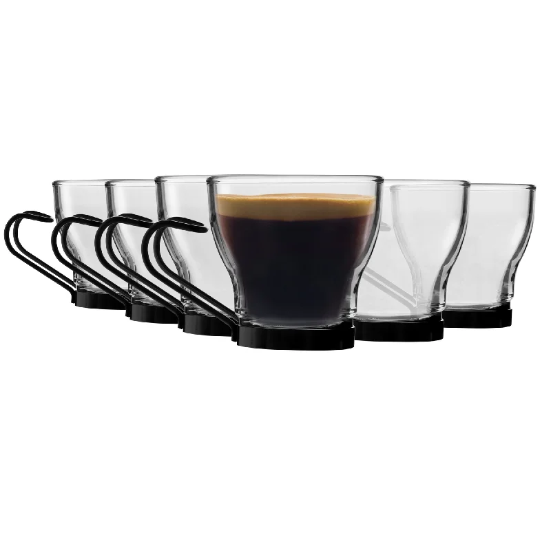 100ml Oslo Espresso Glasses - Pack of Six - By Bormioli Rocco