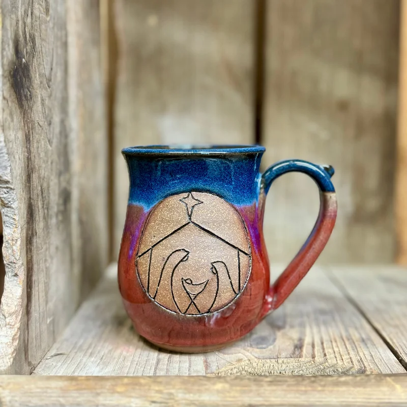 Nativity Mug {Red Poppy}