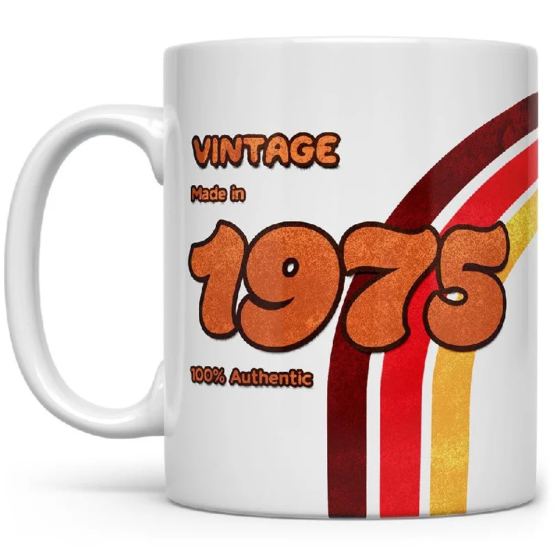 Custom Birth Year 1970's Retro Vintage Coffee Mug