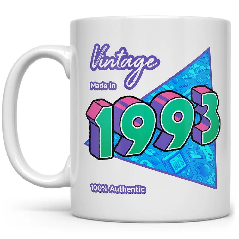 Custom Birth Year 1990's Retro Coffee Mug