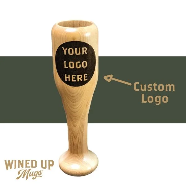 Custom Logo Wined Up® Mug | Wine Glass