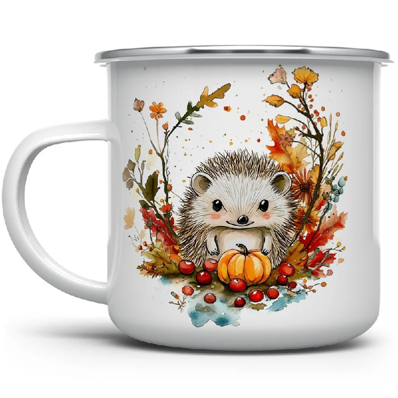 Fall Hedgehog Camp Mug