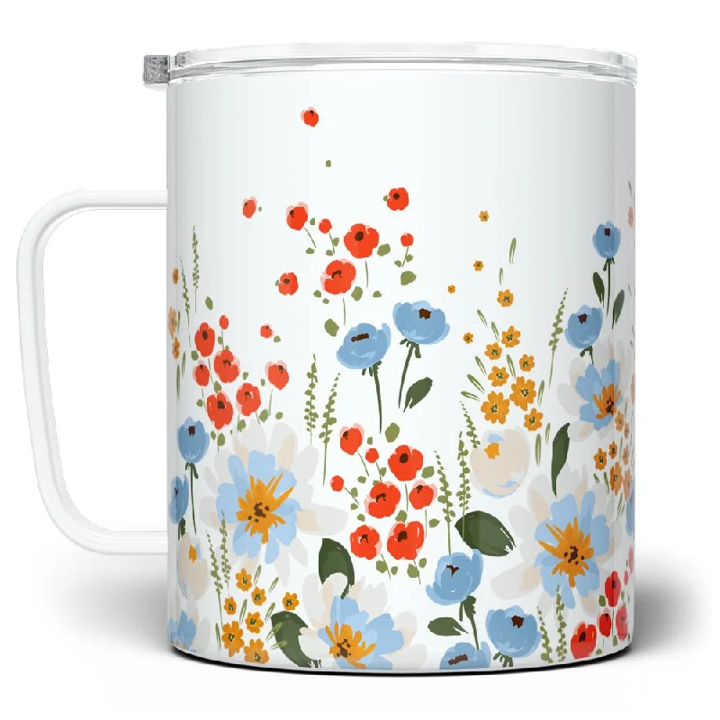 Floral Insulated Travel Mug