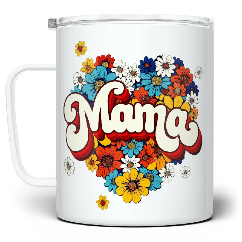 Floral Mama Insulated Travel Mug