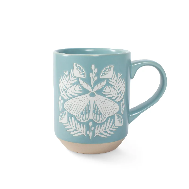 JT MOTH STONEWARE MUG