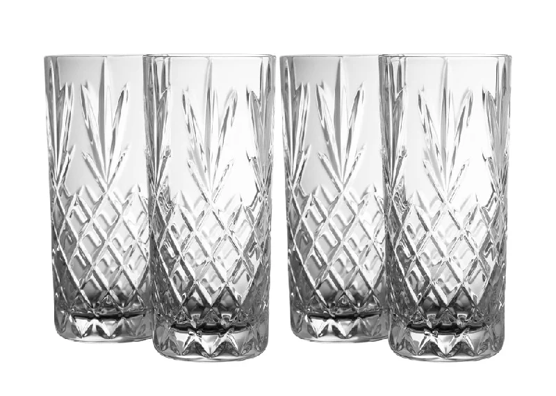 Galway Crystal Renmore HiBall Glass Set