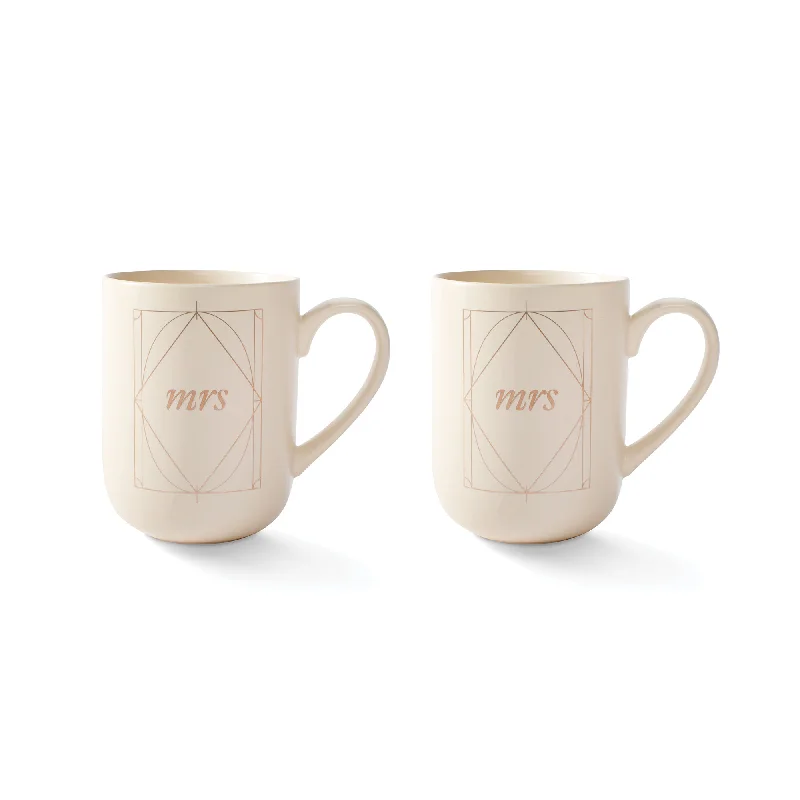 GEO MRS & MRS MUG SET