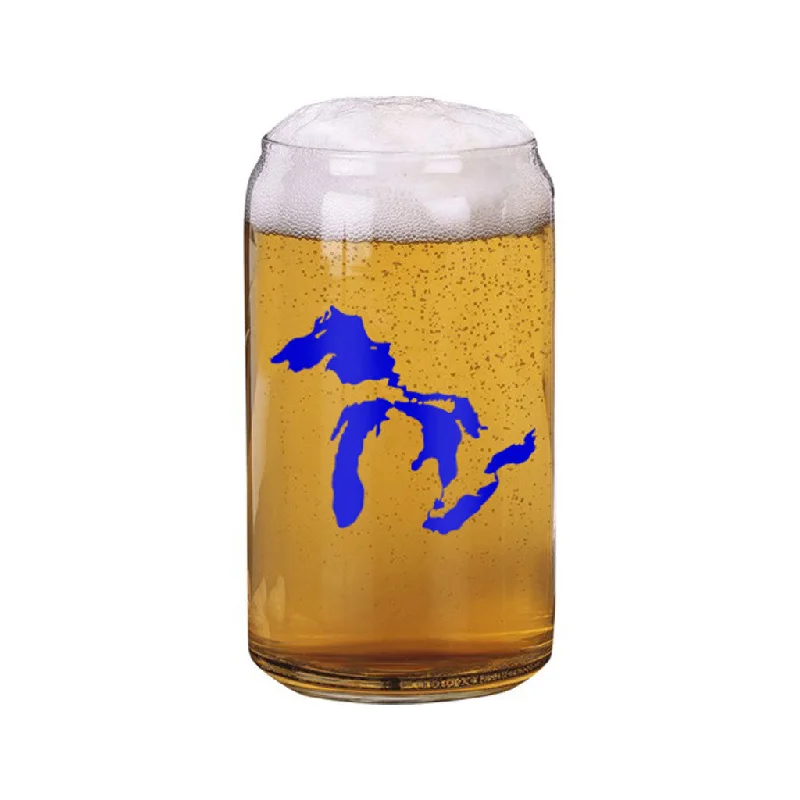 Great Lakes Beer Can Glass