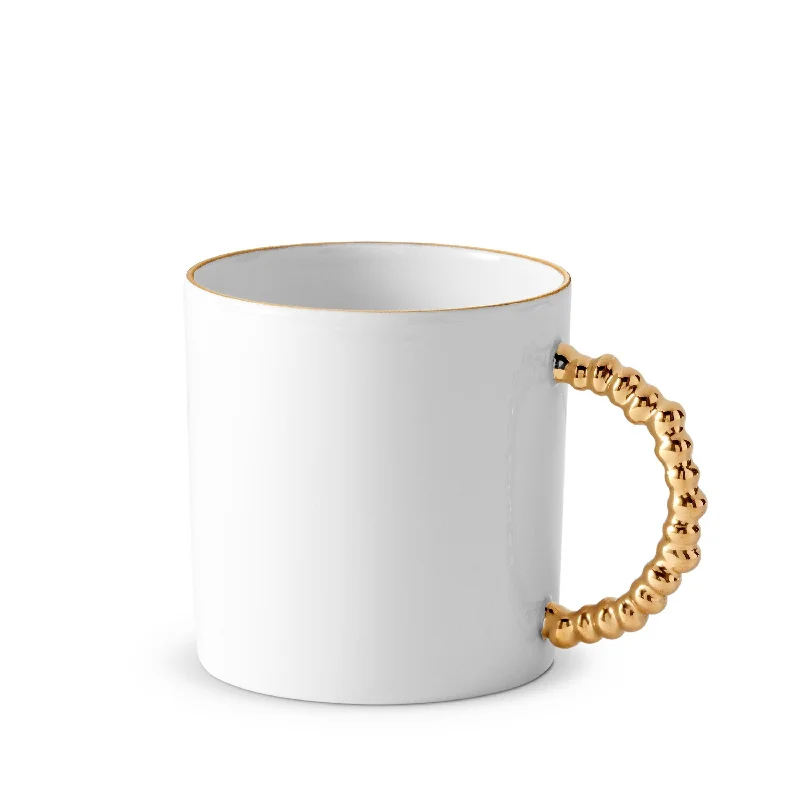 Haas Mojave Mug - White + Gold