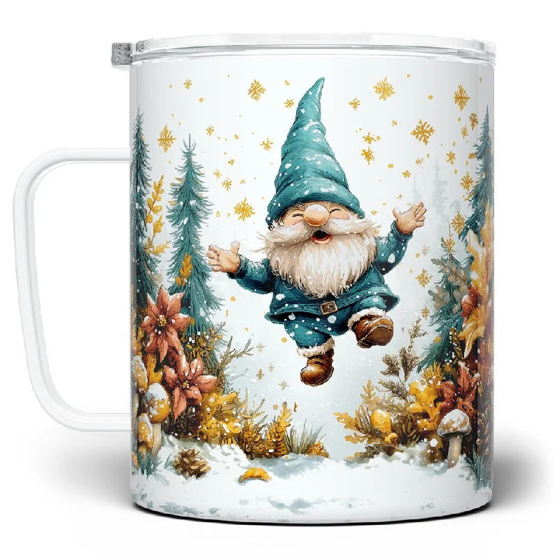 Happy Winter Gnome Insulated Travel Mug