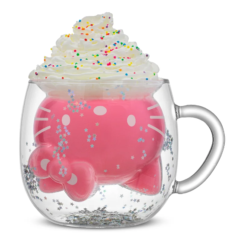 Hello Kitty® 50th Anniversary Limited Edition 3D Double Wall Glass Mug