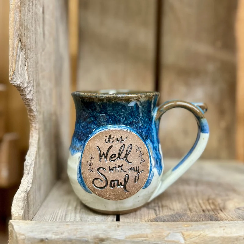 It is Well Mug {Blue Jay}