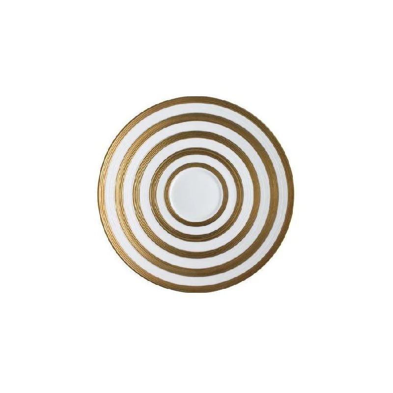 Hemisphere Gold Stripe Tea Saucer