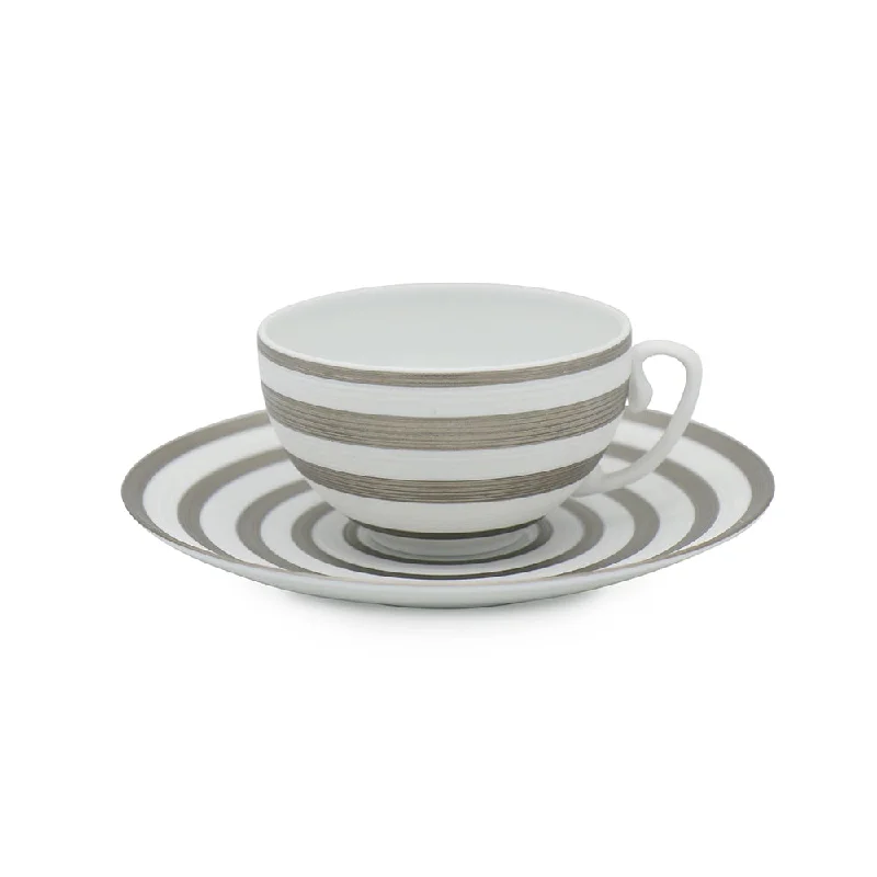 Hemisphere Platinum Stripe Teacup