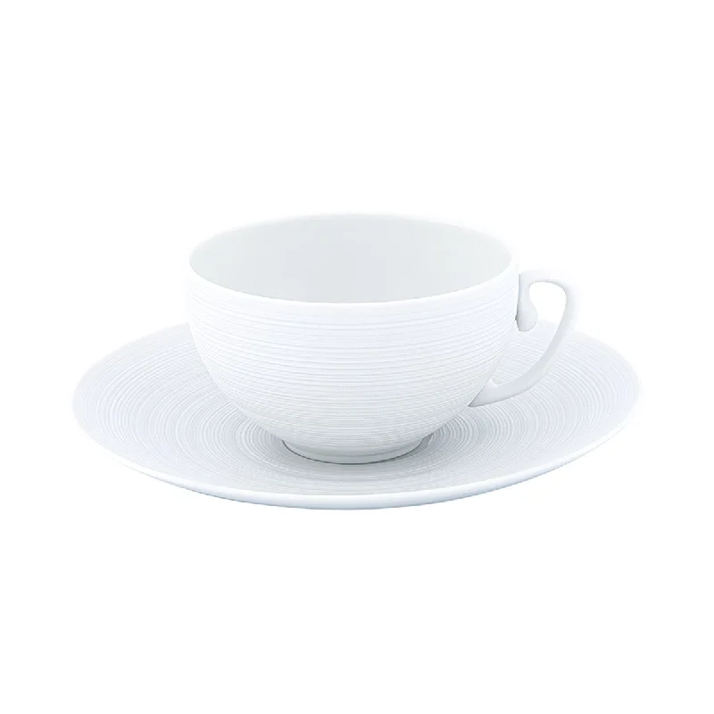 Hemisphere White Teacup