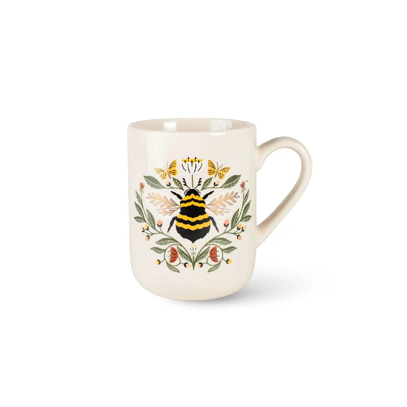 JT BEE FLORAL MUG