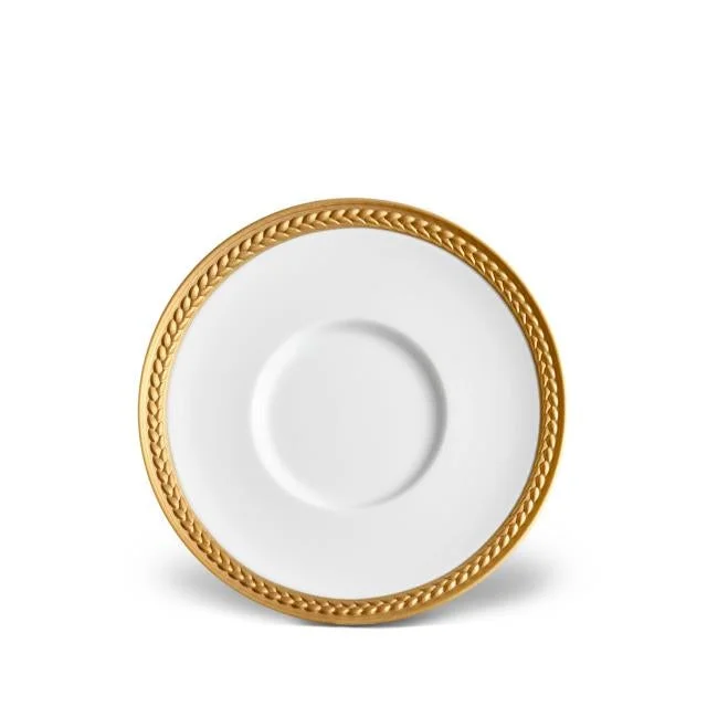 Soie Tressee Gold Saucer