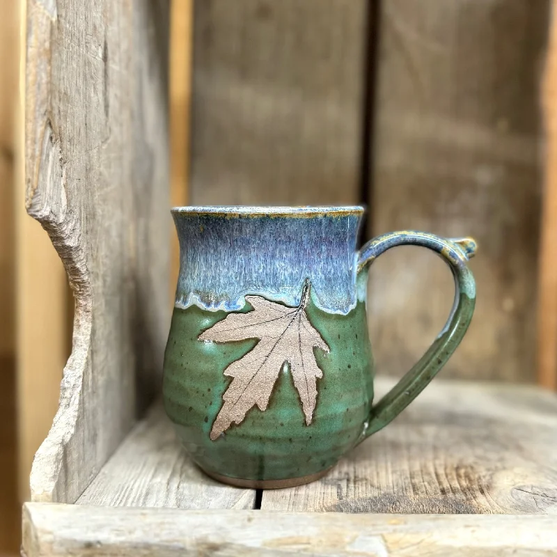 Large Leaf Mug {Field of Dreams}