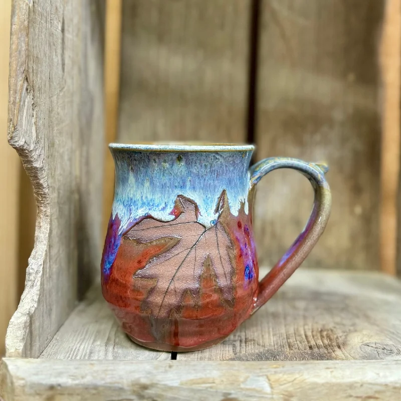 Large Leaf Mug {Mountain}