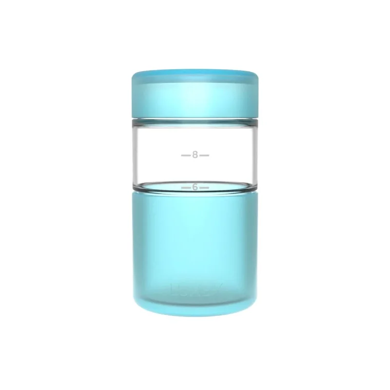 Luxey Cup OriginalLUX Glass Cup 355ml (12oz) Transparent Blue