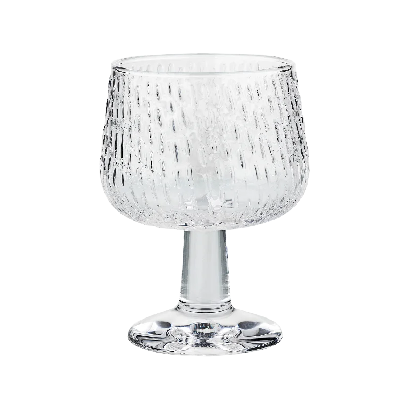 Marimekko Syksy Clear Glass Goblet