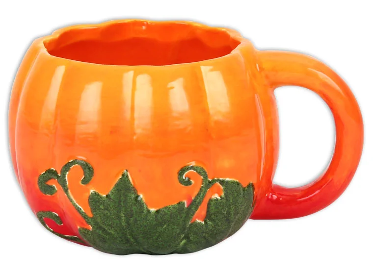 🍂 Pumpkin Mug w/ Vines