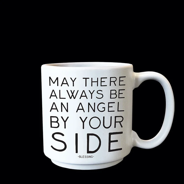 "angel by your side" mini mug