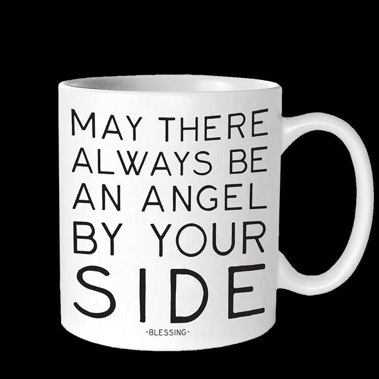 "angel by your side" mug