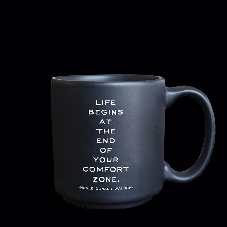 "comfort zone" mini mug