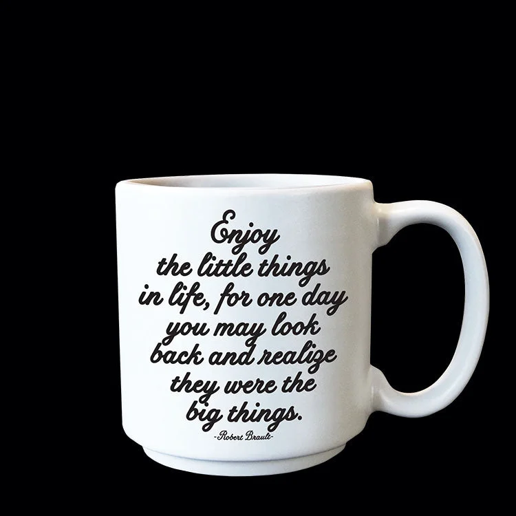 "enjoy the little things" mini mug