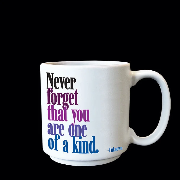 "one of a kind" mini mug