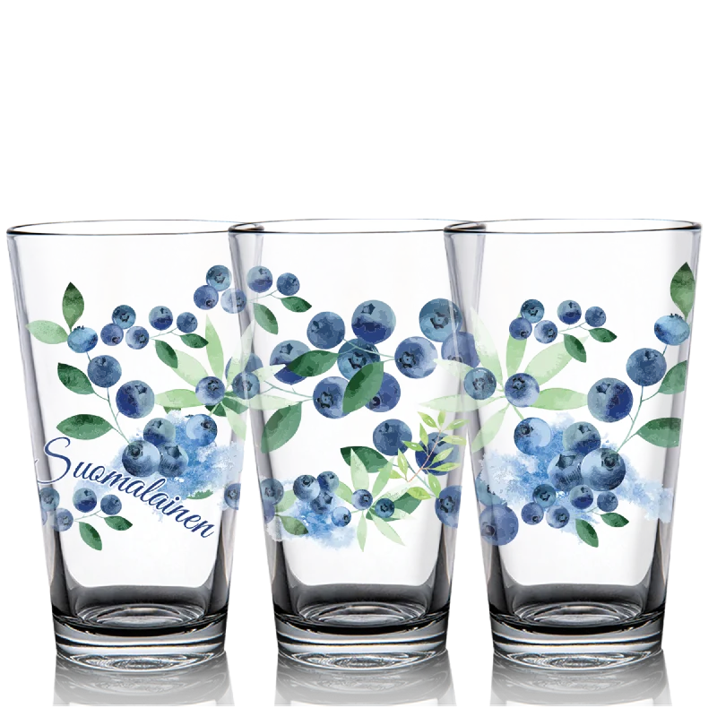 Suomalainen Blueberry Pint Glass