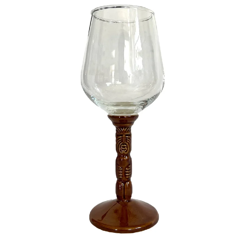 TIKI STEM WINE GLASS