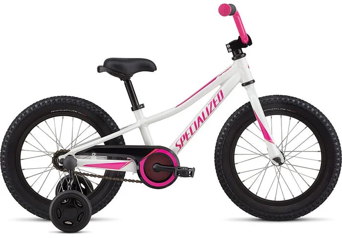 Riprock Coaster 16 Bike, Metallic White Silver/Acid Purple