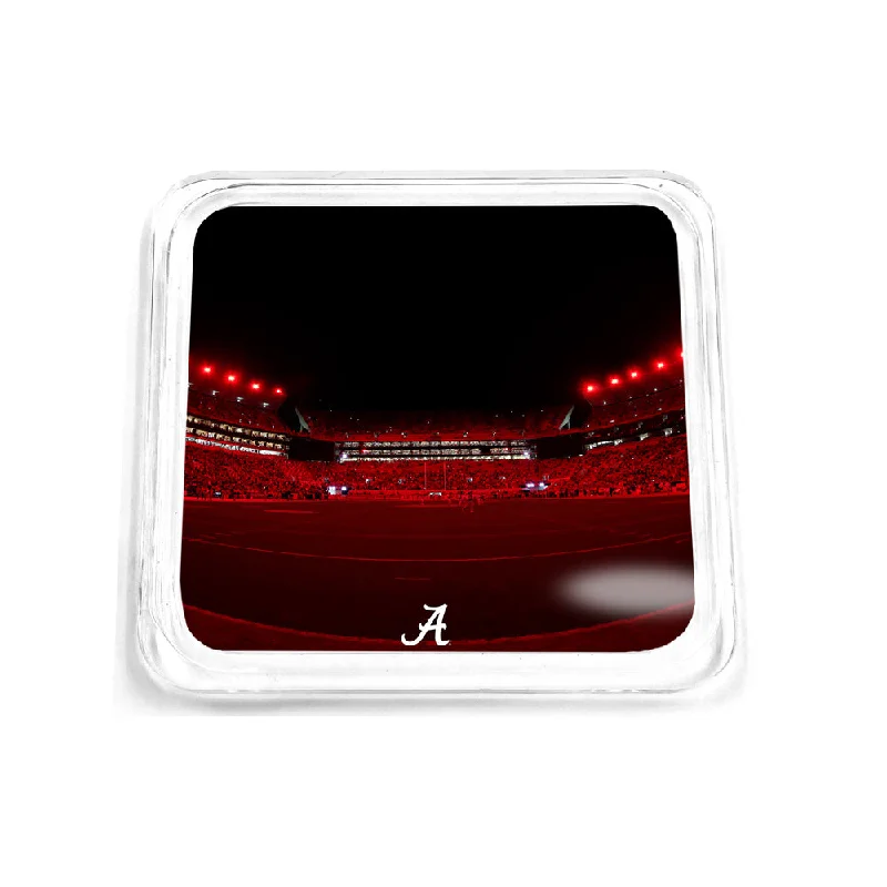 Alabama Crimson Tide - Alabama Crimson Lights Drink Coaster