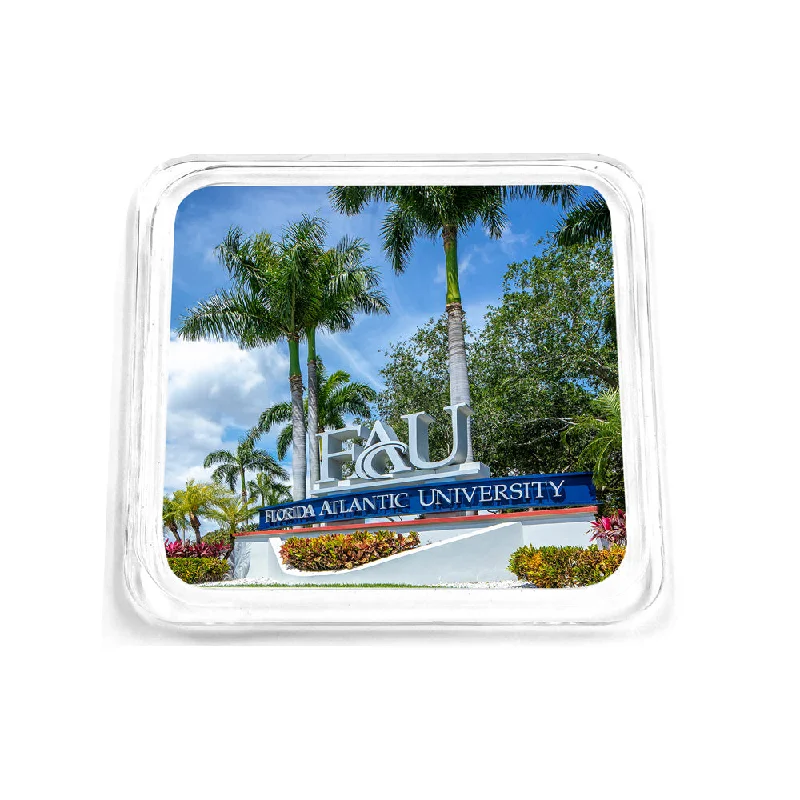 Florida Atlantic Owls - Florida Atlantic Entrance Drink Coaster