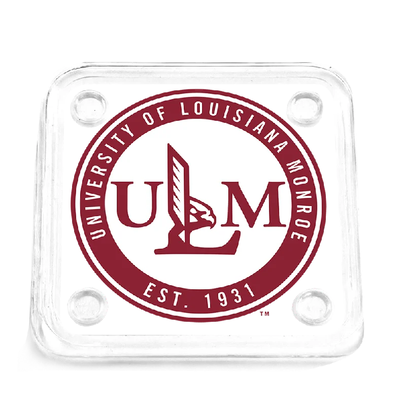 Louisiana Monroe Warhawks - ULM Academic Logo Drink Coaster