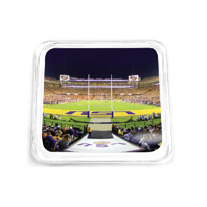 LSU Tigers - LSU End Zone Drink Coaster