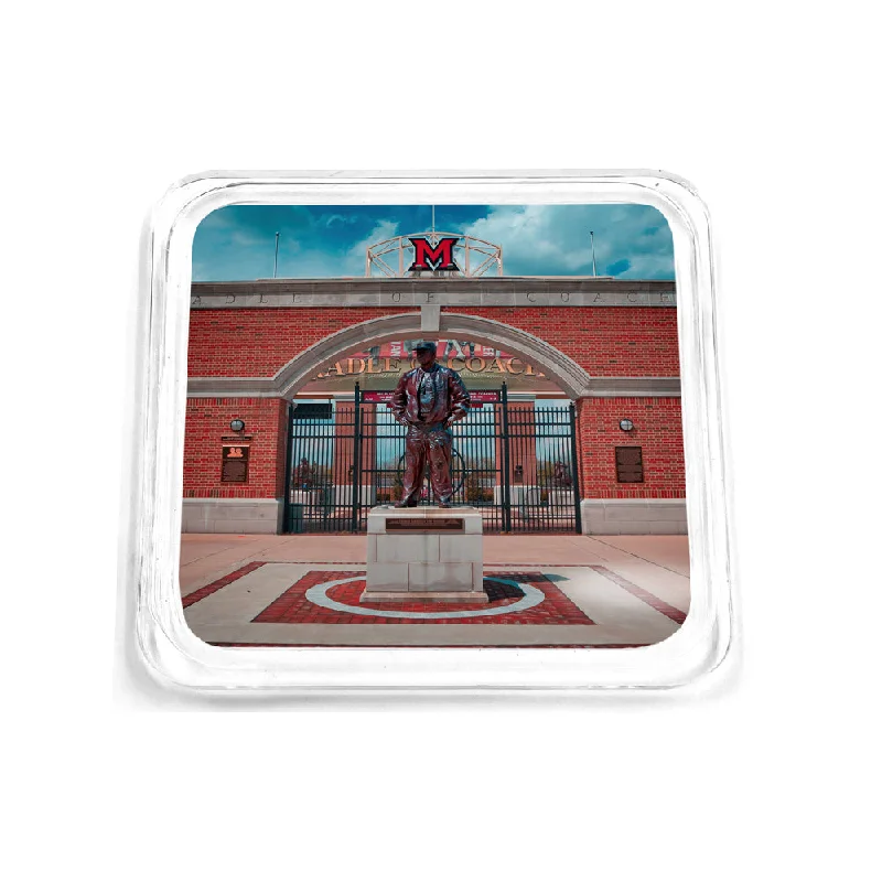 Miami RedHawks - Miami Cradle of Coaches Drink Coaster