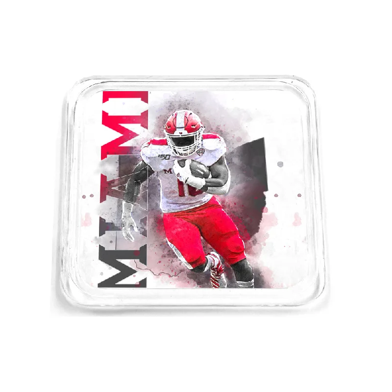 Miami RedHawks - Miami Football Drink Coaster