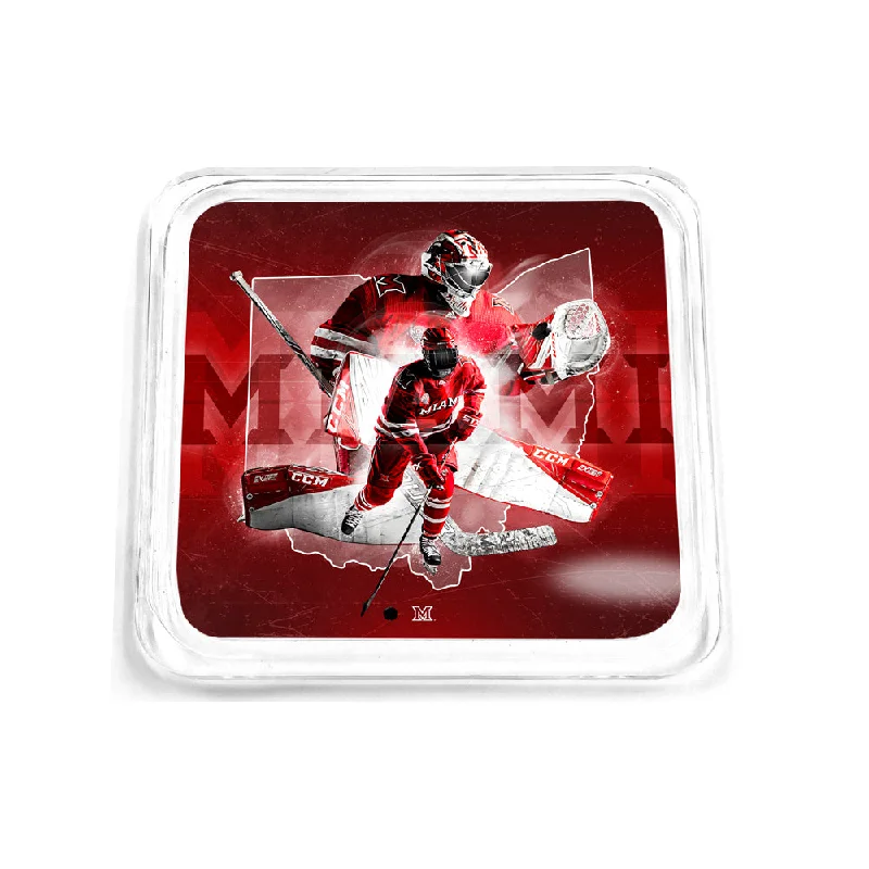 Miami RedHawks - Miami RedHawks Hockey Drink Coaster