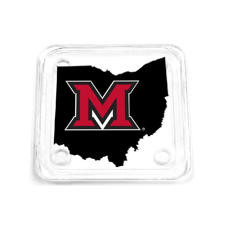 Miami RedHawks - Miami State Drink Coaster