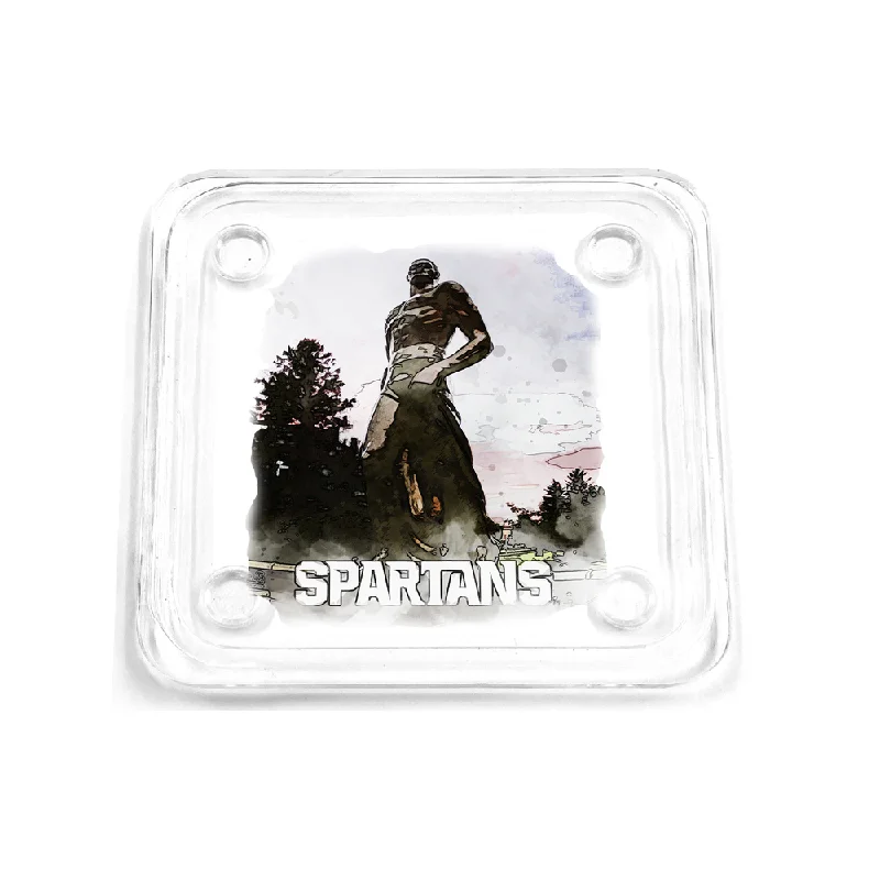 Michigan State Spartans - Spartans Watercolor Drink Coaster