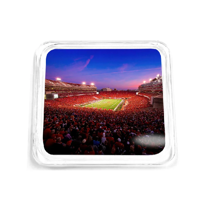 Nebraska Cornhuskers - Memorial Sunset Drink Coaster