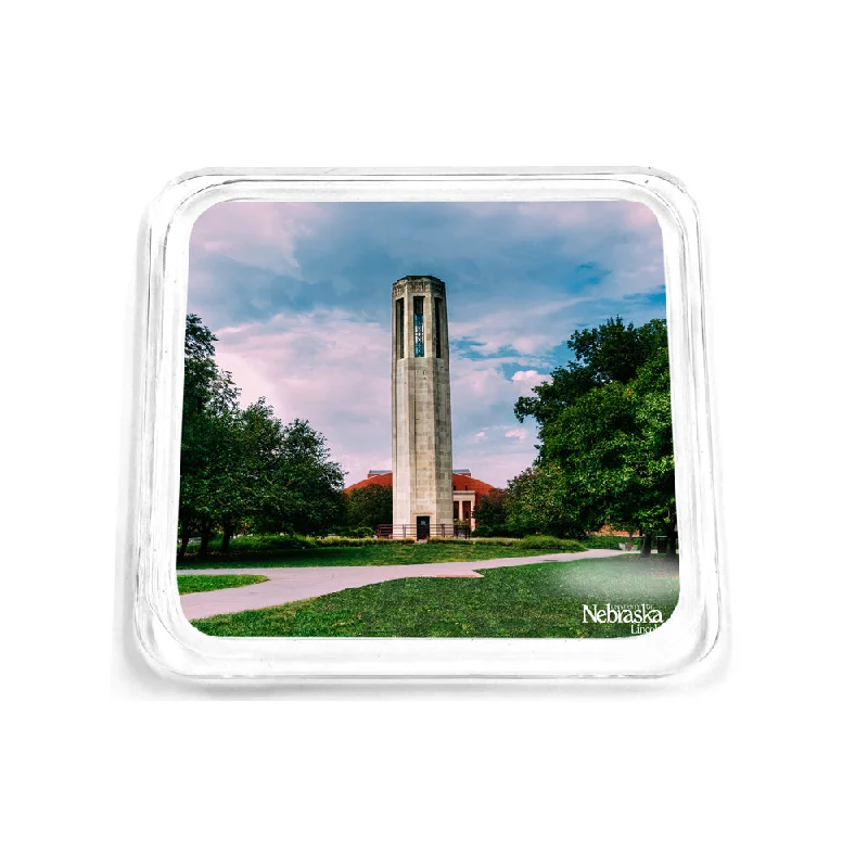 Nebraska Cornhuskers - Mueller Tower Drink Coaster