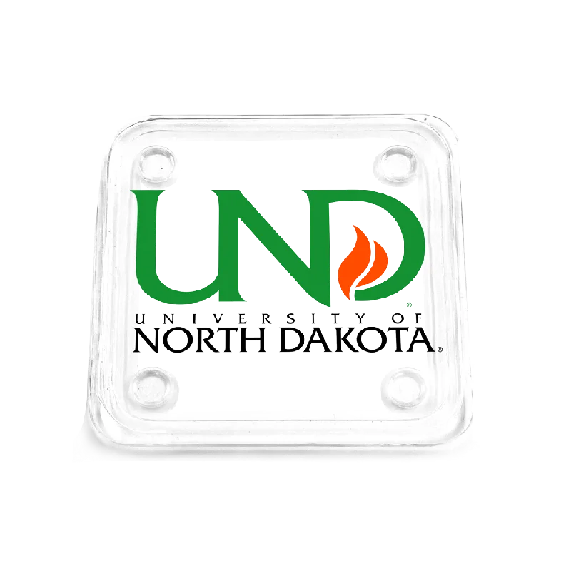 North Dakota Fighting Hawks - University of North Dakota Mark Drink Coaster