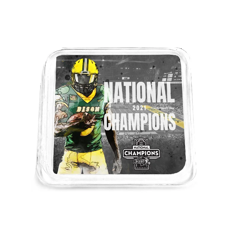 North Dakota State Bison - National Champions 2021 Drink Coaster