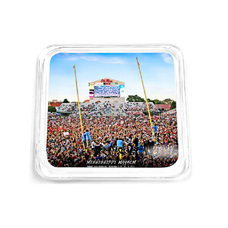 Ole Miss Rebels - Mississippi Mayhem The Win Drink Coaster